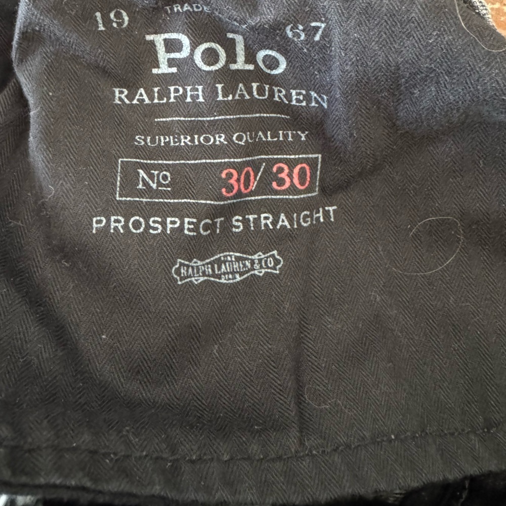 Polo Ralph Lauren black prospect straight jeans. Men’s 30/30 - Picture 9 of 11